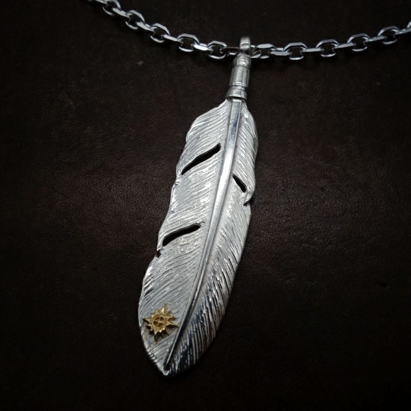 メタル付き 大フェザー(右向き) | REDMAN.