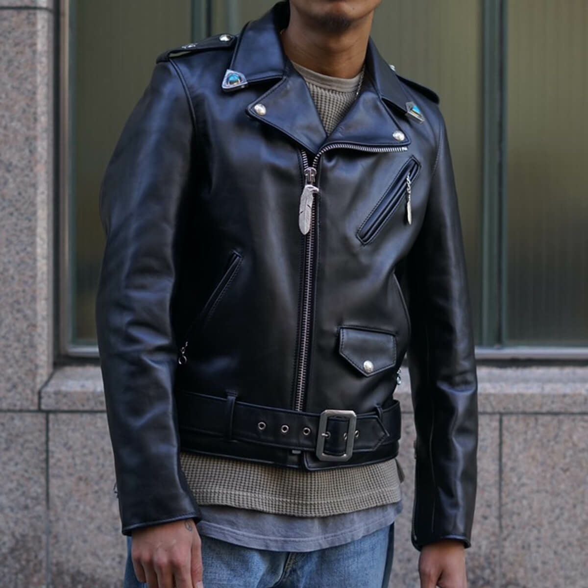 Schott × REDMAN.】613UST ONESTAR TALL CUSTOM JACKET - TURQUOISE