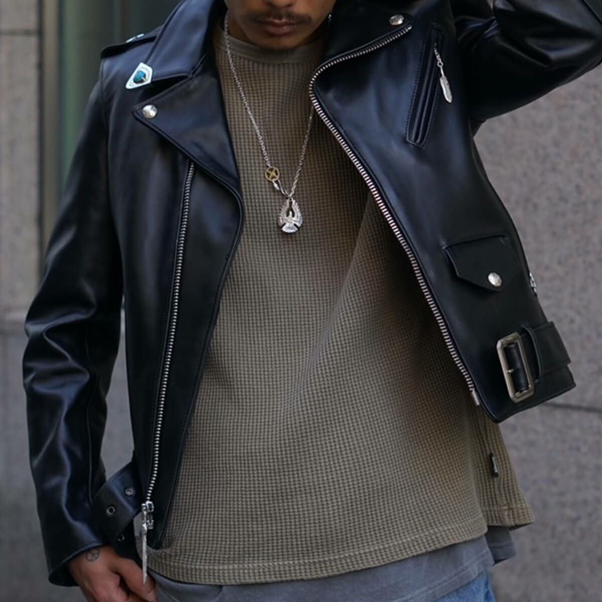 Schott × REDMAN.】613UST ONESTAR TALL CUSTOM JACKET - TURQUOISE